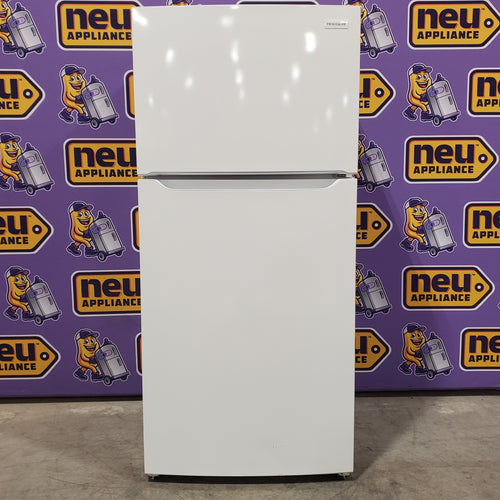 Pictures of Frigidaire 30 in. Width 18.3 cu. ft. Top Freezer Refrigerator with EvenTemp Cooling System in White 20SD001 - FFTR1835VW - Scratch & Dent (Moderate) - Neu Appliance Outlet - Discount Appliance Outlet in Austin, Tx