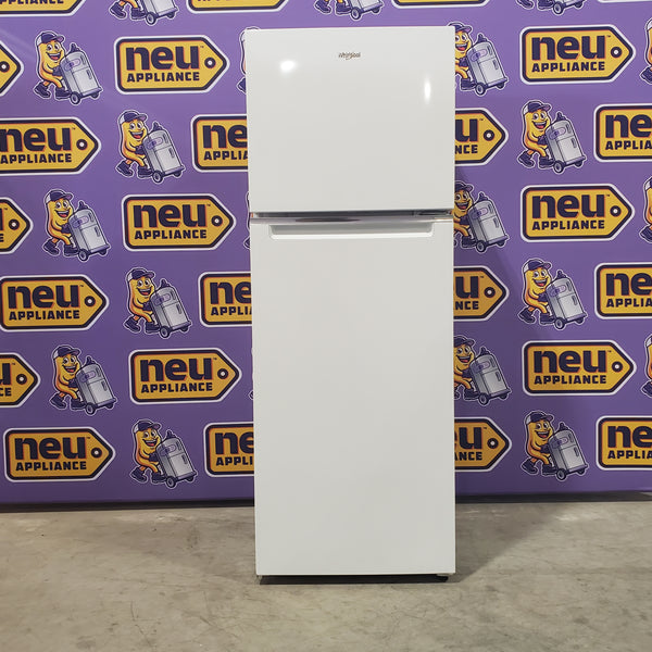 Whirlpool 12.9 cu. ft. Top Freezer Built-In and Counter Depth Refrigerator in White-WRT313CZLW-Scratch and Dent  (Minor)