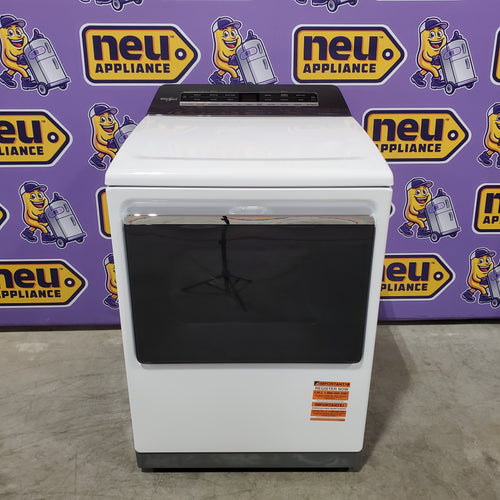 Whirlpool 7.4 cu. ft. White Electric Dryer with Steam and Advanced Moisture Sensing Technology, ENERGY STAR 22137SD374 - WED8127LW - Scratch & Dent (Minor)