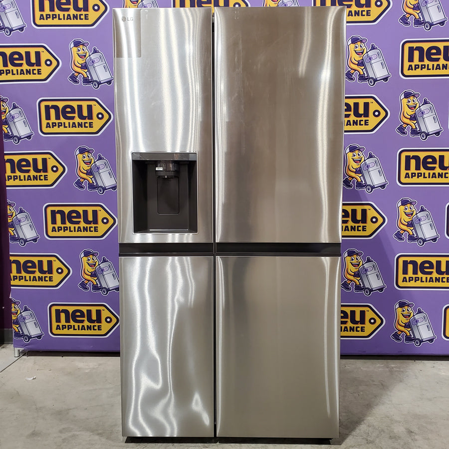 LG 27 cu. ft. Side-by-Side Refrigerator with Smooth Touch Ice Dispenser 21SD009 - LRSXS2706S - Open Box
