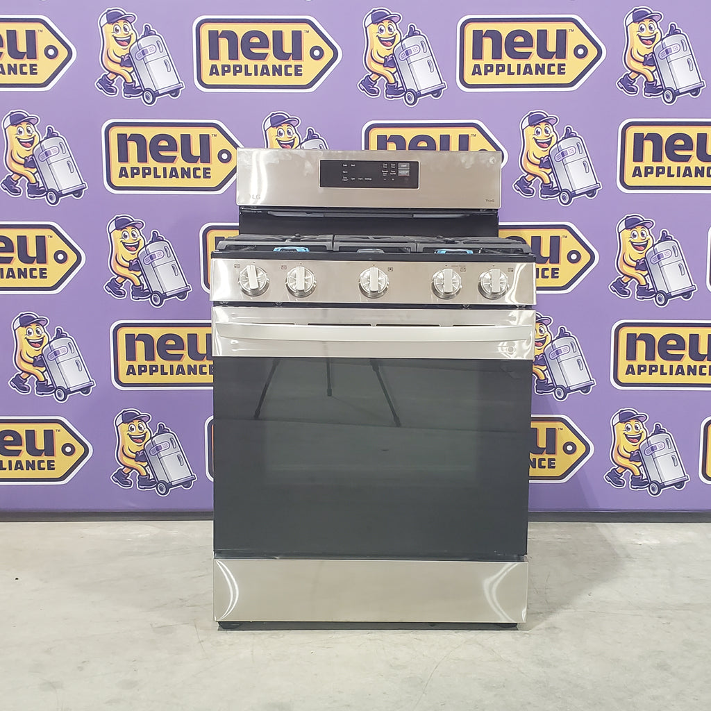 Pictures of LG Stainless Steel Smart Wi-Fi Enabled Gas 5.8 Cu. Ft Range with EasyClean and Superboil Burner LRGL5821S - Open Box - Neu Appliance Outlet - Discount Appliance Outlet in Austin, Tx