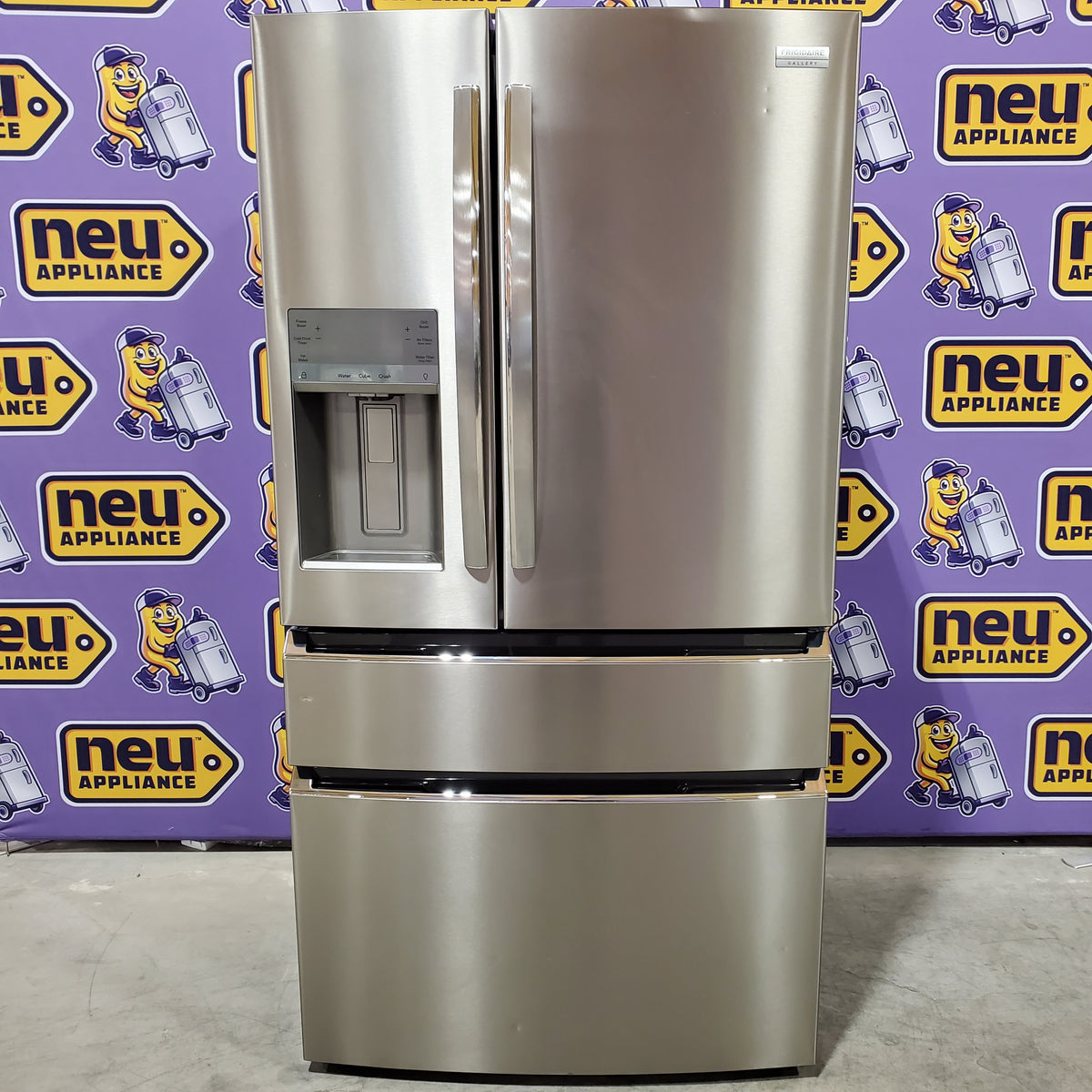 Frigidaire Gallery 22 Cu. Ft. 4-Door Counter-depth French Door Refrigerator with Ice Maker (Fingerprint Resistant Stainless Steel) ENERGY STAR 22133SD208 - GRMC2273CF - Scratch & Dent (Minor)
