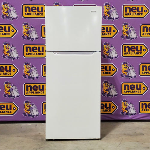 Frigidaire Top Freezer 18 Cu. Ft. Capacity Refrigerator with Spacious Interior Storage and Bright LED Lighting in White FFHT1822UW - Scratch and Dent (Minor)