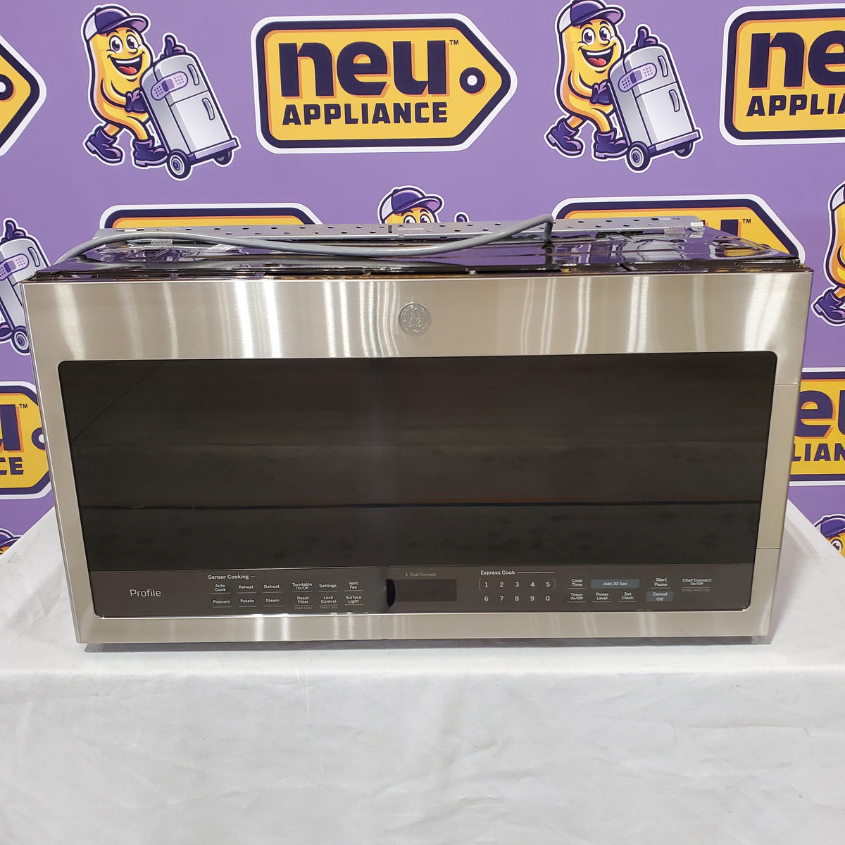 GE Profile™ 2.1 Cu. Ft. Over-the-Range Sensor Microwave Oven PVM9005SJSS - Open Box
