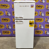 Galanz 24 in. 10 cu. ft. Retro Top Freezer Refrigerator, Energy Star and Frost Free in Milkshake White 25139SD790 - GLR10TWEEFR - Open Box