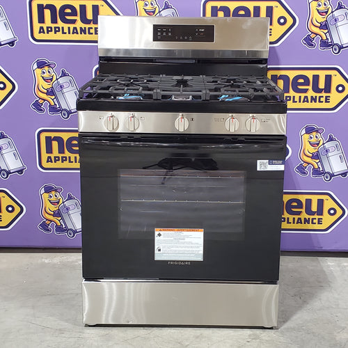 Frigidaire Stainless Steel Gas Range with Air Fry and Five Burner Cooktop 17SD096 - FCRG3083AS - Scratch & Dent (Minor)