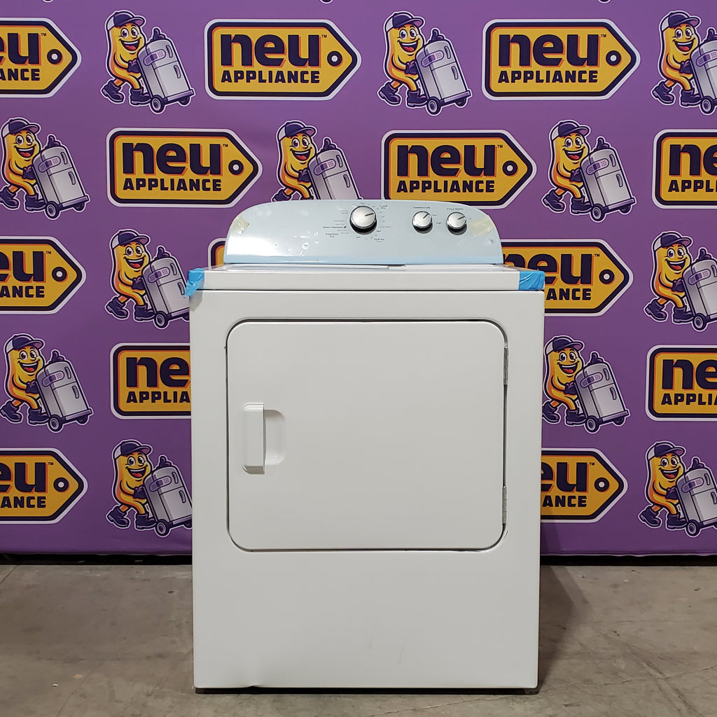 Whirlpool 3.8–3.9 Cu. Ft.  Top Load Washer with  2 in 1 Removable Agitator and Soil Level Selection WTW4957PW - Open Box and Whirlpool 7-cu ft Vented Electric Dryer 16049 - WGD4815EW - Scratch & Dent (Minor)