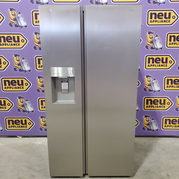 Hisense 29.1 cu. ft. Standard Depth Side by Side Refrigerator Stainless Steel 22132SD127 - HRS290P5FSE - Scratch & Dent (Moderate)