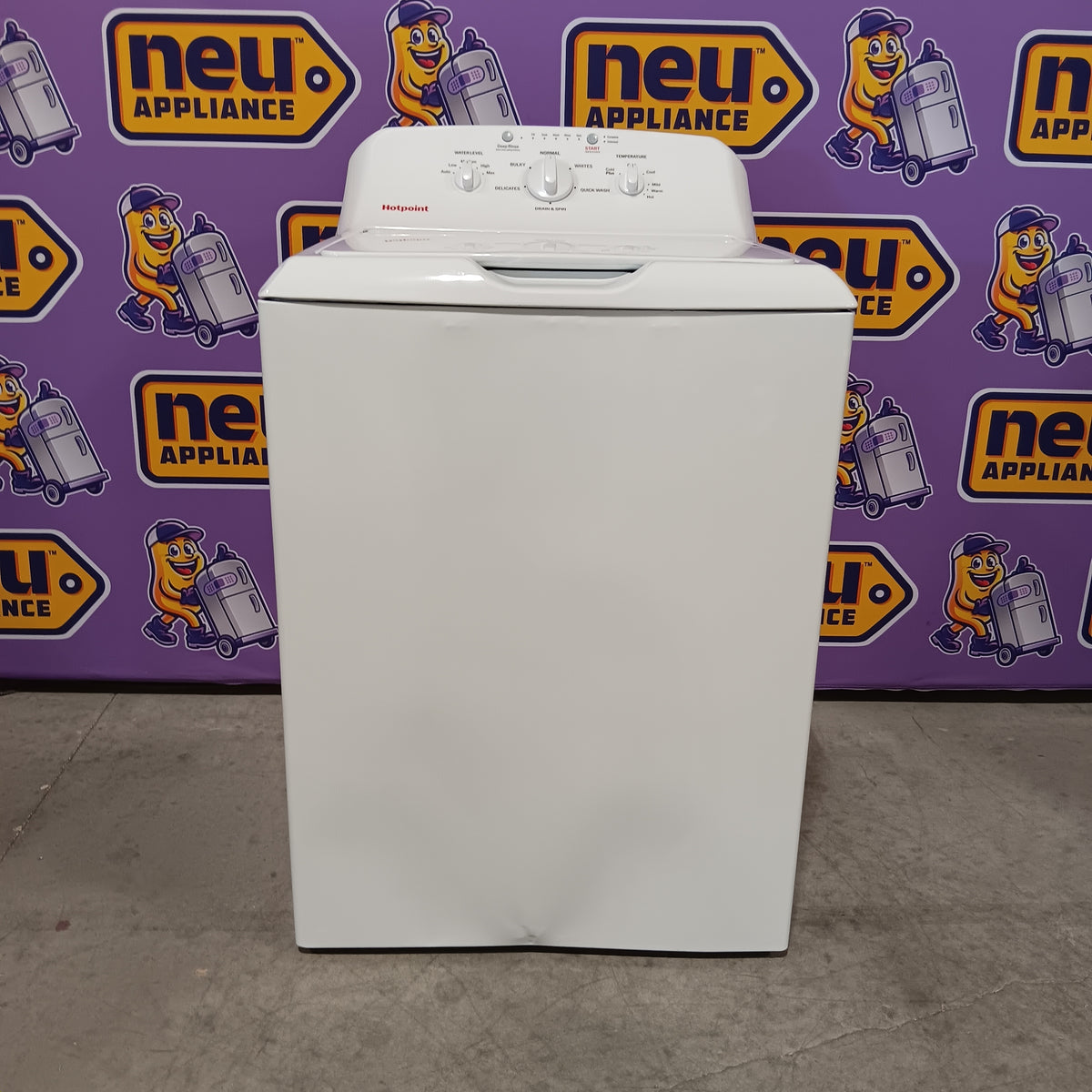 Hotpoint® 4.0 cu. ft. Capacity Washer with Cold Plus and Water Level Control 251318SD1323 - HTW265ASWWW - Scratch & Dent (Major)