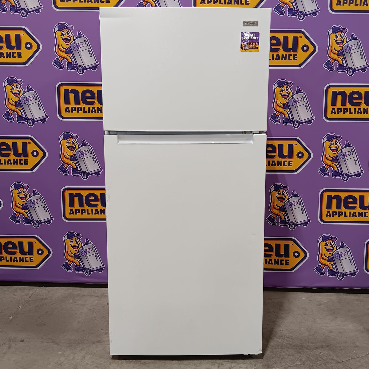 Vissani 14.2 cu. ft. Top Freezer Refrigerator in White, Garage Ready 251312SD973 - MDTF14WH5 - Scratch & Dent (Moderate)