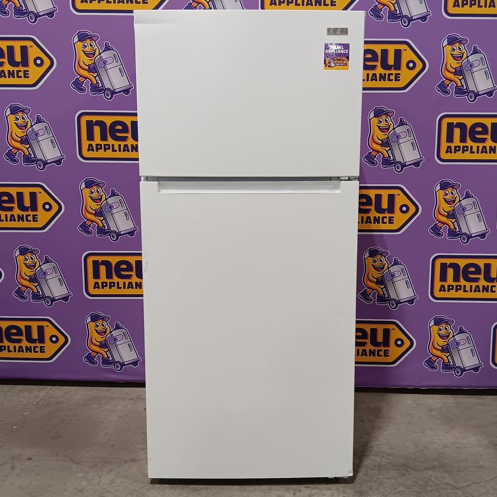 Pictures of Vissani 14.2 cu. ft. Top Freezer Refrigerator in White, Garage Ready 251312SD973 - MDTF14WH5 - Scratch & Dent (Moderate) - Neu Appliance Outlet - Discount Appliance Outlet in Austin, Tx