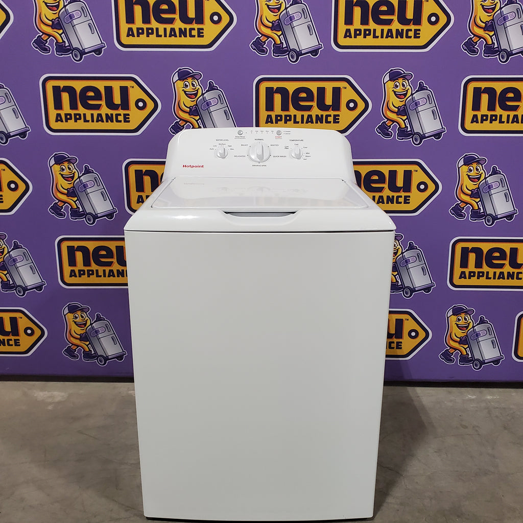 Hotpoint® 4.0 cu. ft. Capacity Washer with Cold Plus and Water Level Control 251311SD952 - HTW265ASWWW - Scratch & Dent (Minor)
