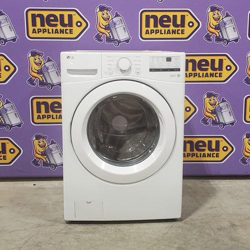 Pictures of LG Ultra Large Capacity Front Load 4.5 Cu. Ft. Washer in White with ColdWash Technology 3SD647 - WM3400CW - Scratch and Dent (Minor) - Neu Appliance Outlet - Discount Appliance Outlet in Austin, Tx