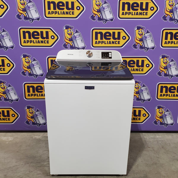 Maytag Top Load 4.8 cu ft Washer with Deep Fill and Slow-Close Glass Lid 30134SD178 - MVW6200KW - Scratch & Dent (Moderate)