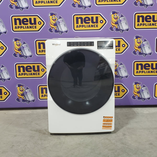 Whirlpool 7.4 cu. ft. Vented Gas Dryer in White WGD6605MW - Scratch & Dent (Minor)