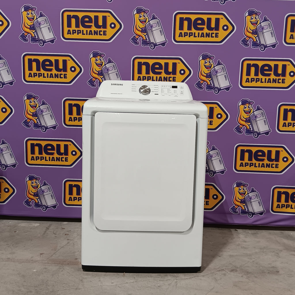 Pictures of Samsung 7.2 cu. ft. Electric Dryer with Sensor Dry in White DVE45T3200W - Certified Refurbished - Neu Appliance Outlet - Discount Appliance Outlet in Austin, Tx