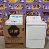 GE White Top Load 4.0 Cu. Ft. Capacity Washer with Stainless Steel Wash Basket GTW325ASWWW - New in Box and GE White Electric 7.2 Cu. Ft. Dryer with Aluminized Alloy Drum 16207 - GTD42EASJWW - Certified Refurbished