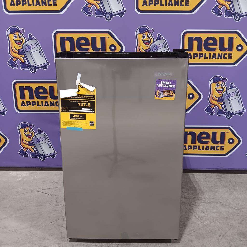 Pictures of Vissani 4.3 cu. ft. Mini Refrigerator in Stainless Steel, ENERGY STAR SA301 - HVAR43GSE - Scratch & Dent (Minor) - Neu Appliance Outlet - Discount Appliance Outlet in Austin, Tx
