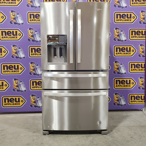 Pictures of Whirlpool 36-Inch Wide French Door Bottom Mount Refrigerator in Fingerprint Resistant Stainless Steel WRMF3636RZ - Scratch & Dent (Minor) - Neu Appliance Outlet - Discount Appliance Outlet in Austin, Tx