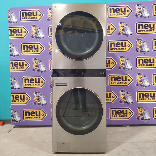 Pictures of LG Single Unit Front Load LG WashTower™ with Center Control™ 4.5 cu. ft. Washer and 7.4 cu. ft. Electric Dryer - Scratch and Dent (Minor) - Neu Appliance Outlet - Discount Appliance Outlet in Austin, Tx