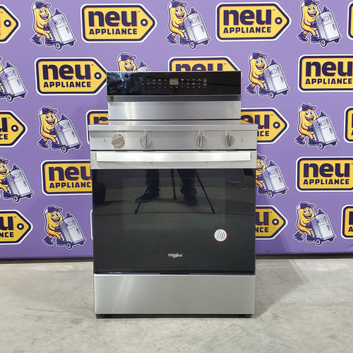 Pictures of Whirlpool 30-inch Electric Smart Range with Air Cooking Technology, High Speed Preheat Oven, No Preheat Air Fry, Steam/Self Clean, and WipeClean™ Coating WFES7530RZ - Open Box - Neu Appliance Outlet - Discount Appliance Outlet in Austin, Tx