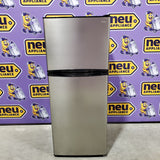 Haier 9.8 cu. ft. Top Freezer Refrigerator in Stainless Steel HA10TG21SS - Scratch & Dent (Minor)