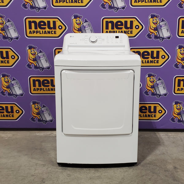 LG 7.3 cu. ft. Ultra Large High Efficiency Electric Dryer in White 1CR05075 - DLE7000W - Certified Refurbished