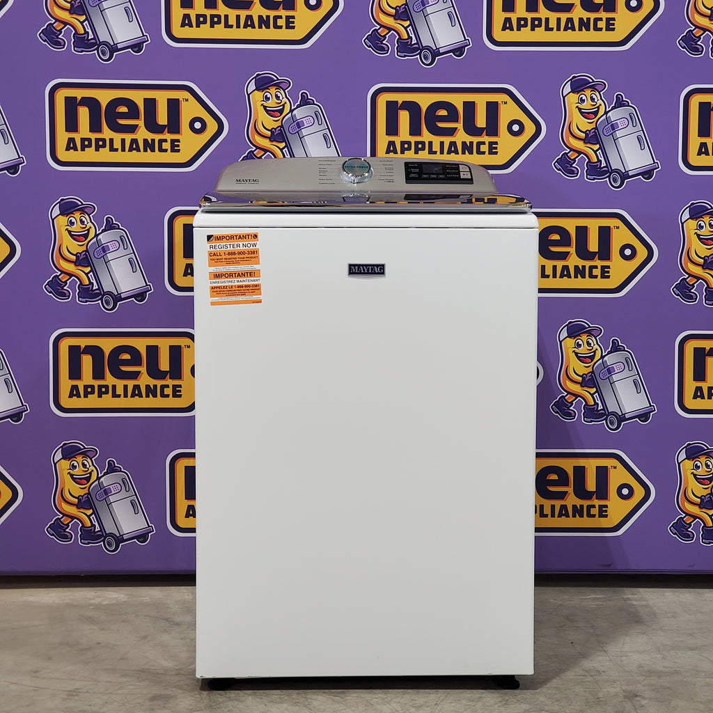 Pictures of Maytag 5.3 cu. ft. Smart Top Load Washer with Extra Power MVW7232HW3 - Open Box - Neu Appliance Outlet - Discount Appliance Outlet in Austin, Tx