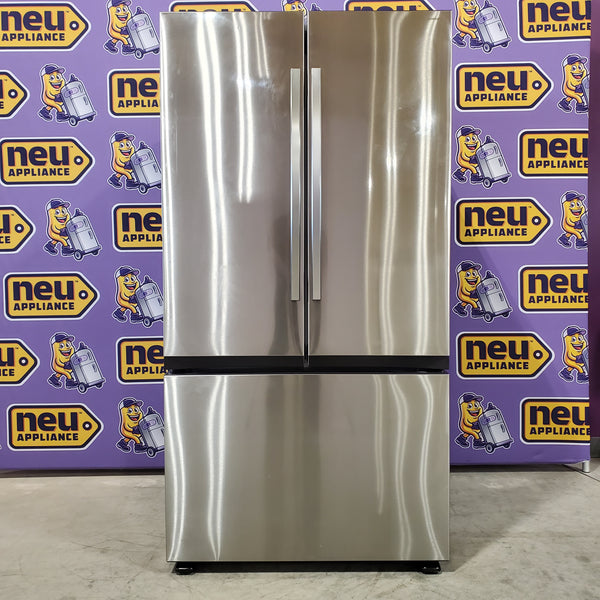 Samsung 31.5-cu ft 3-Door Smart French Door Refrigerator with Dual Ice Maker (Stainless Steel) ENERGY STAR RF32CG5300SR - Open Box