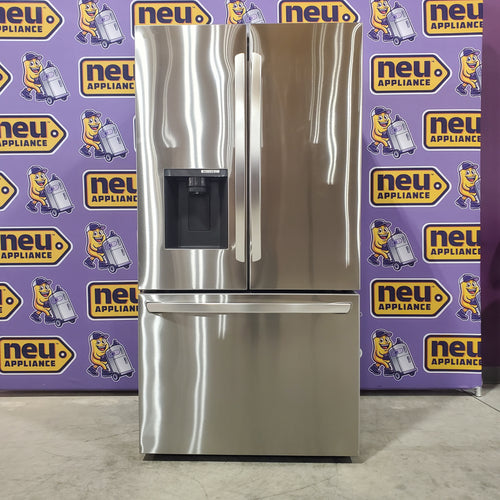 LG 26 cu ft ENERGY STAR Counter-depth Smart French Door Refrigerator in Fingerprint Resistant Stainless Steel with Dual Ice Maker 3SD670 - LRFXC2606S - Open Box