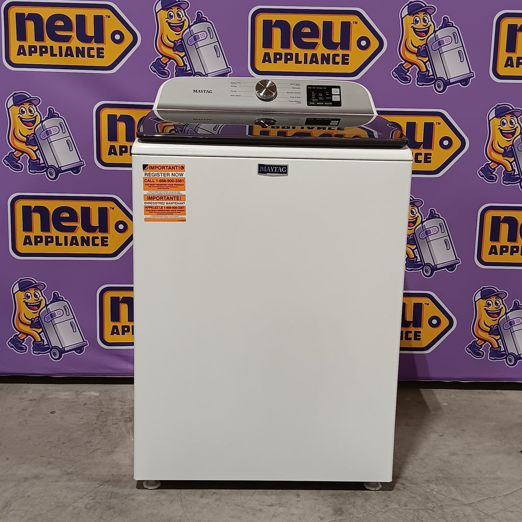Pictures of Maytag Top Load 4.8 cu ft Washer with Deep Fill and Slow-Close Glass Lid 30131SD40 - MVW6200KW - Open Box - Neu Appliance Outlet - Discount Appliance Outlet in Austin, Tx