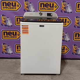 Maytag Top Load 4.8 cu ft Washer with Deep Fill and Slow-Close Glass Lid 30131SD43 - MVW6200KW - Scratch & Dent (Minor)