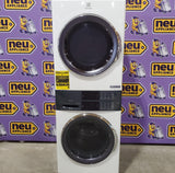 Electrolux White 300 Series Laundry Tower Single Unit Washer & Gas Dryer with LuxCare Wash System 30133SD139 - ELTG7300AW - Scratch & Dent (Moderate)
