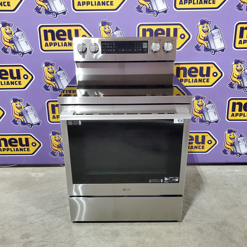 Pictures of LG 6.3 cu. ft. Smart Wi-Fi Enabled ProBake Convection® Electric Range with Air Fry & EasyClean® 22136SD359 - LREN6325XE - Scratch & Dent (Minor) - Neu Appliance Outlet - Discount Appliance Outlet in Austin, Tx