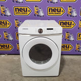 Samsung 7.5 cu. ft. Front Load Electric Dryer with Smart Care in White 31134SD190 - DVE45T6000W - Scratch & Dent (Moderate)