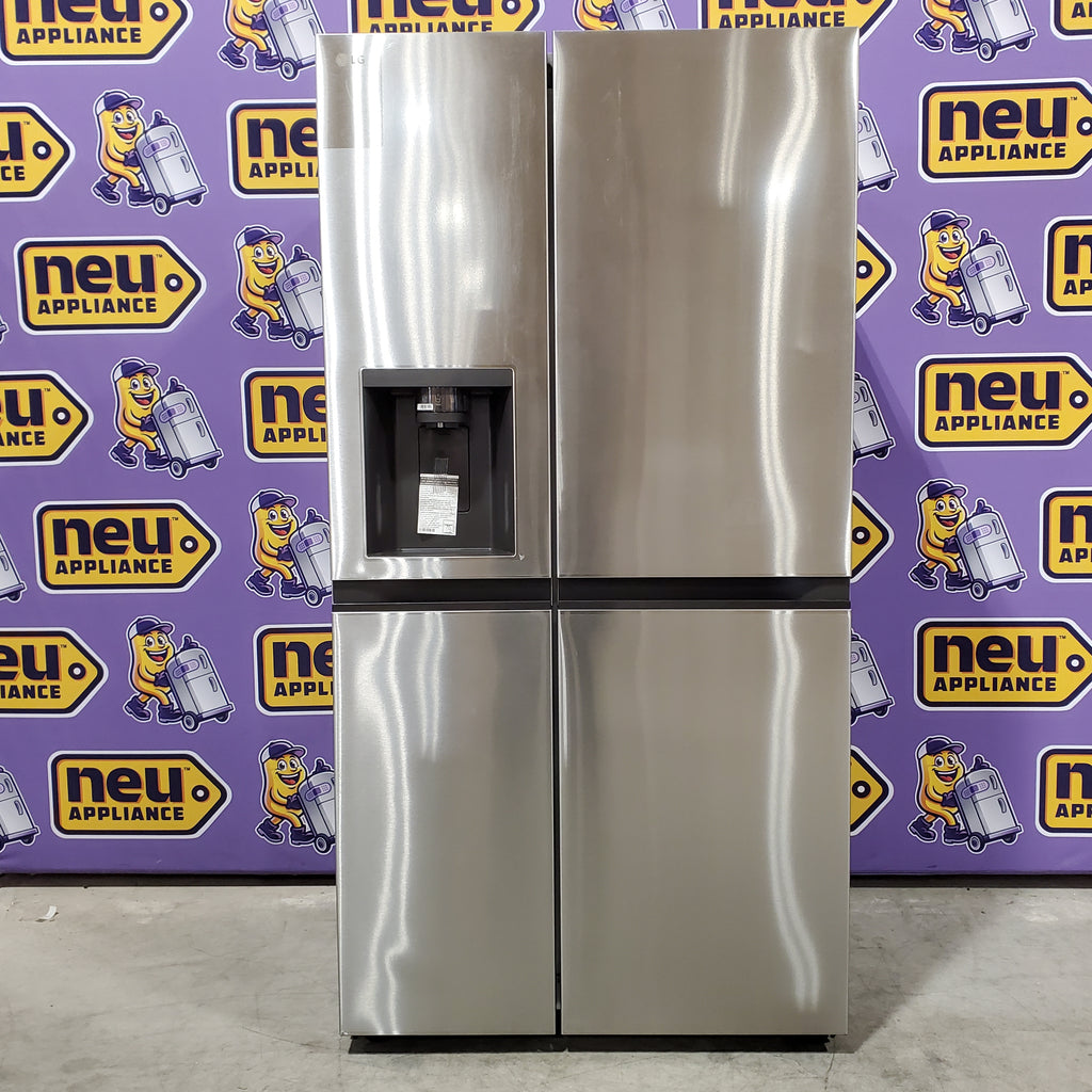 Pictures of LG 23 cu. ft. Side-by-Side Counter-Depth Refrigerator with Smooth Touch Dispenser 21SD010 - LRSXC2306S - Open Box - Neu Appliance Outlet - Discount Appliance Outlet in Austin, Tx