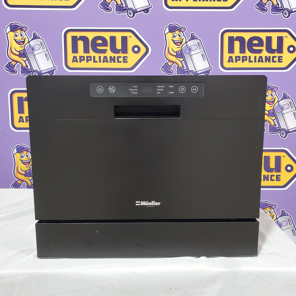 Pictures of MUELLER 21 in. Professional Digital Portable Countertop Dishwasher with 6 Place Settings in Black 25138SD802 - DW-600 - Scratch & Dent (Minor) - Neu Appliance Outlet - Discount Appliance Outlet in Austin, Tx