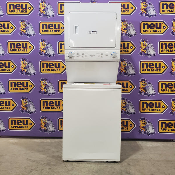 Frigidaire Gas Washer/Dryer Laundry Center - 3.9 Cu. Ft Washer and 5.5 Cu. Ft. Dryer 3SD605 - FLCG7522AW - Scratch & Dent (Moderate)