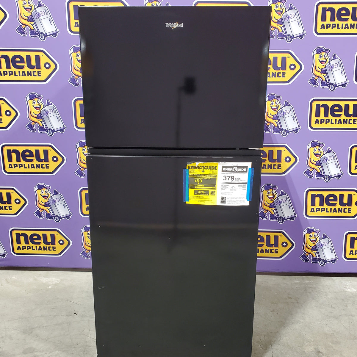Whirlpool® 29.5-inch Wide 19.3 Cu. Ft. Top Freezer Refrigerator with Total Coverage Cooling 22131SD107 - WRTX5419SB - Open Box