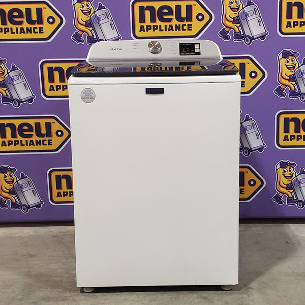 Maytag Top Load 4.8 cu ft Washer with Deep Fill and Slow-Close Glass Lid 1CR04044 - MVW6200KW - Certified Refurbished