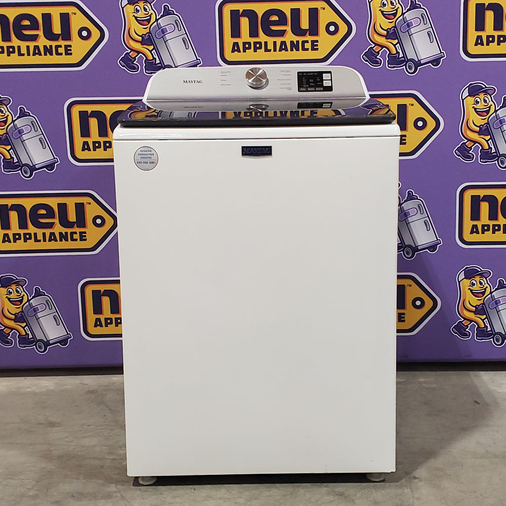 Pictures of Maytag Top Load 4.8 cu ft Washer with Deep Fill and Slow-Close Glass Lid 1CR04044 - MVW6200KW - Certified Refurbished - Neu Appliance Outlet - Discount Appliance Outlet in Austin, Tx