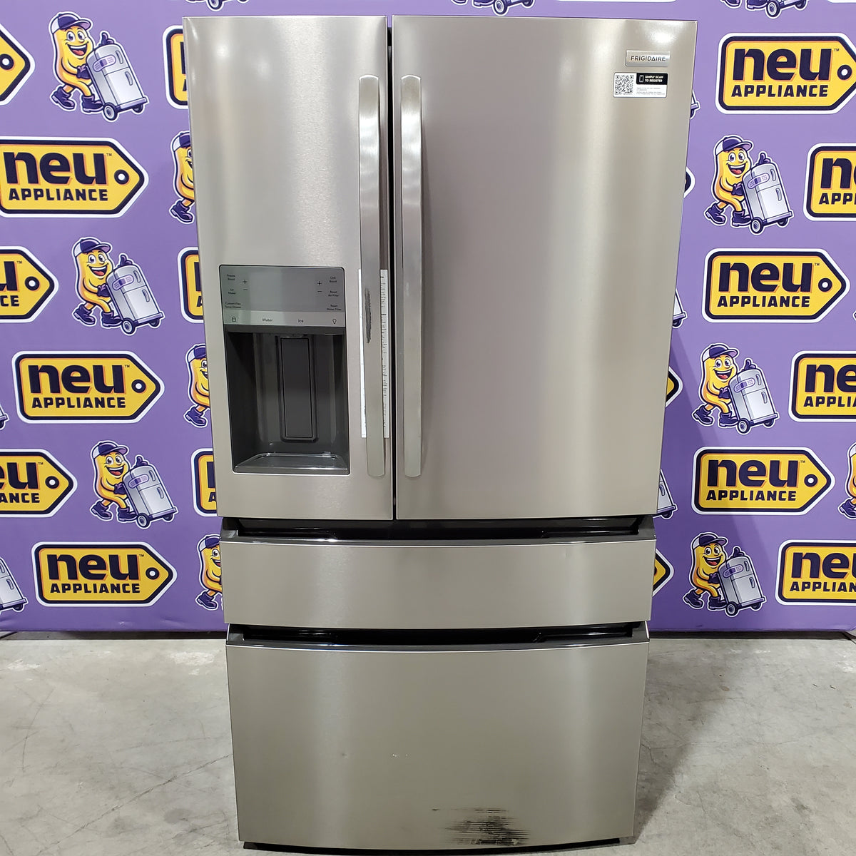 Frigidaire 26 Cu. Ft. Standard-Depth 4-Door French Door Refrigerator 20331SD297 - FRMS274TAV - Scratch & Dent (Major)