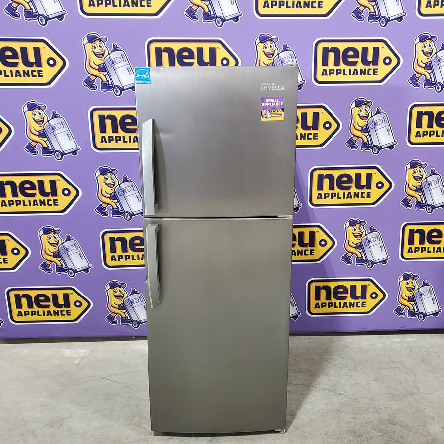 Levella 7.0 cu. ft. Frost Free Top Freezer Refrigerator in Stainless Look 25137SD738 - PRN7106HS - Scratch & Dent (Minor)