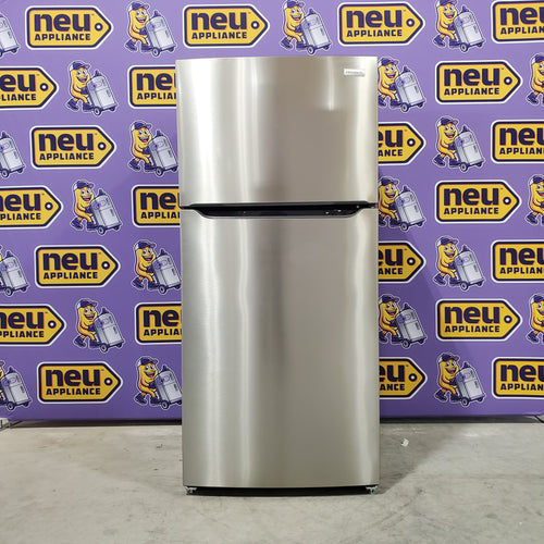 Pictures of Frigidaire Top Freezer 20 Cu. Ft. Refrigerator with EvenTemp Cooling System in Stainless Steel LFTR2045VF - Scratch and Dent (Minor) - Neu Appliance Outlet - Discount Appliance Outlet in Austin, Tx