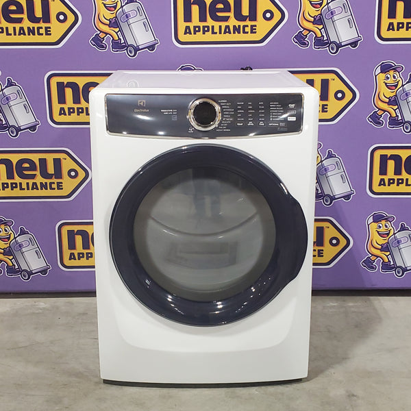 Electrolux 8.0 Cu. Ft. Front Load Perfect Steam™ Gas Dryer with LuxCare® Dry and Instant Refresh 4SD357 - ELFG7626BW - Scratch & Dent (Minor)