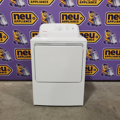 Hotpoint 6.2 cu. ft. Capacity Electric Dryer with Up To 120 ft. Venting and Shallow Depth 25137SD712 - HTX26EASWWW - Scratch & Dent (Minor)