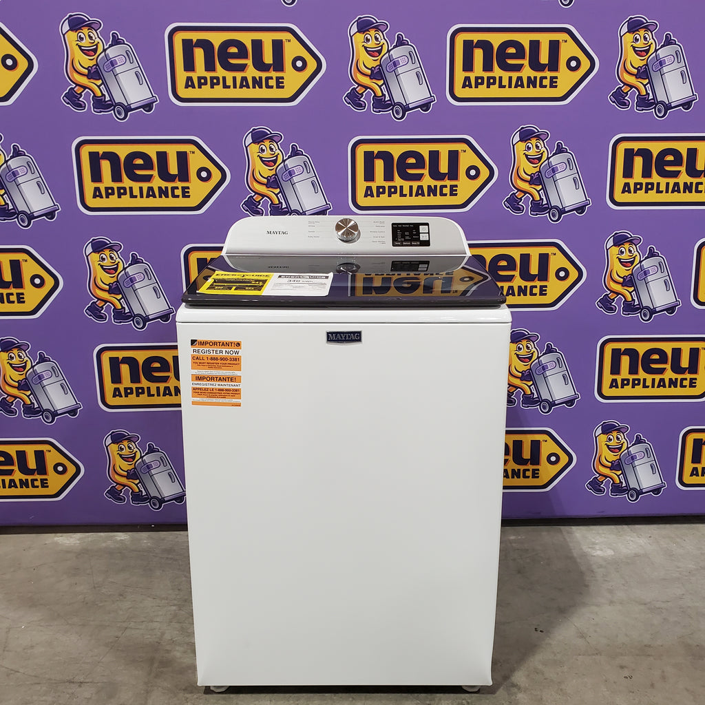 Pictures of Maytag Top Load 4.8 cu ft Washer with Deep Fill and Slow-Close Glass Lid 30131SD42 - MVW6200KW - Scratch & Dent (Minor) - Neu Appliance Outlet - Discount Appliance Outlet in Austin, Tx