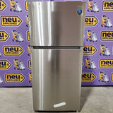 Midea 18 Cu. Ft. Stainless Garage Ready Top Freezer Refrigerator in Stainless Steel 22231SD328 - MRT18D3BST - Scratch & Dent (Major)