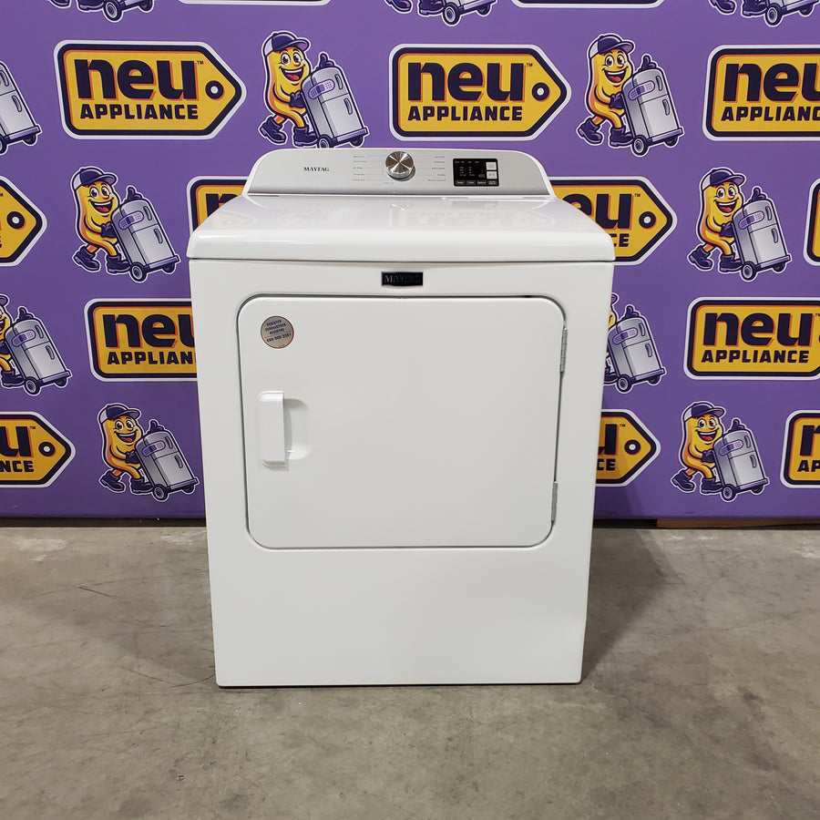 Maytag Top Load 4.8 cu ft Washer with Deep Fill and Slow-Close Glass Lid MVW6200KW - Scratch & Dent (Major) and Maytag 7.0 cu. ft Top Load Gas Dryer with Moisture Sensing 16192 - MGD6200KW - Scratch and Dent (Moderate)