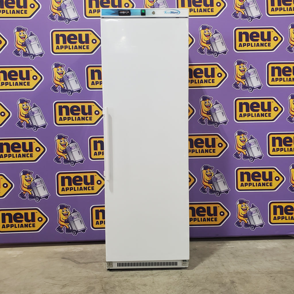 Pictures of Koolmore 12 Cu. ft. Commercial Reach in Freezer in White Manual Defrost KM-FMD12WH - Scratch & Dent (Minor) - Neu Appliance Outlet - Discount Appliance Outlet in Austin, Tx